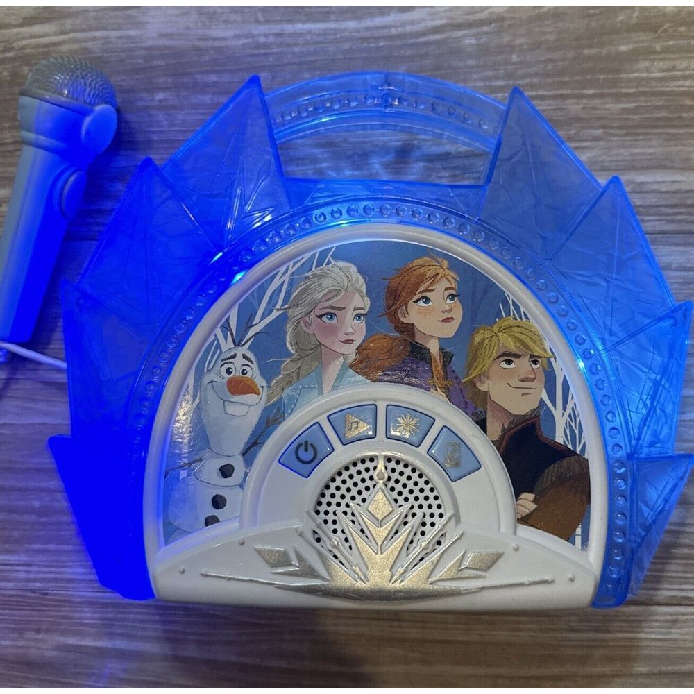 Disney Frozen 2 Sing-Alone Boombox Speaker with Microphone and Light‎ Show